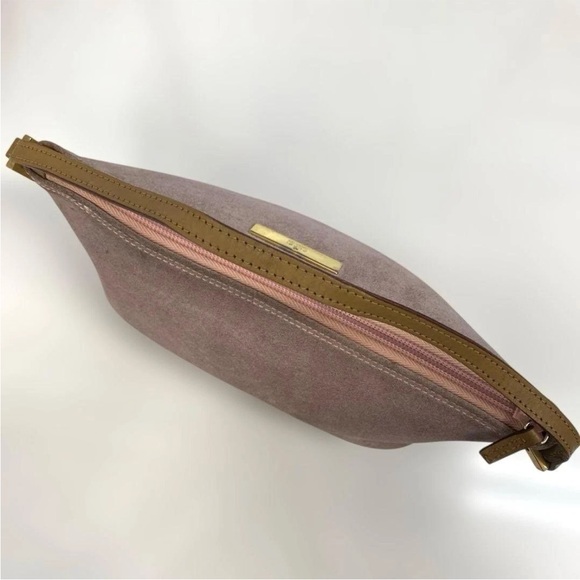 Gucci Blush Suede Shoulder Bag with Tan Strap - Picture 9 of 14